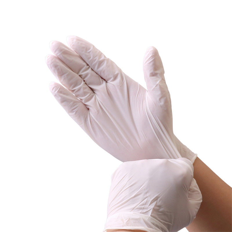 Medio transparente de los guantes del látex de la certificación del ISO 510K/de los guantes del examen del látex
