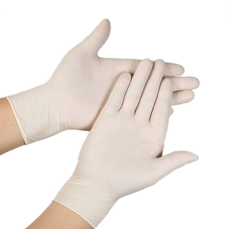 Guantes del látex del ODM Powderless del OEM/guantes disponibles del látex grandes