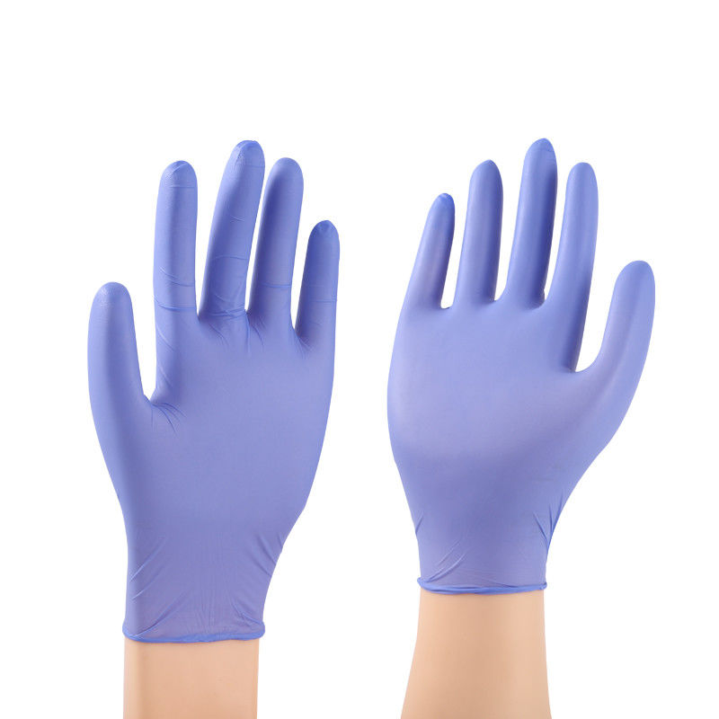 Guantes compuestos antis del nitrilo de la puntura 510K/guantes del nitrilo de la alimentación