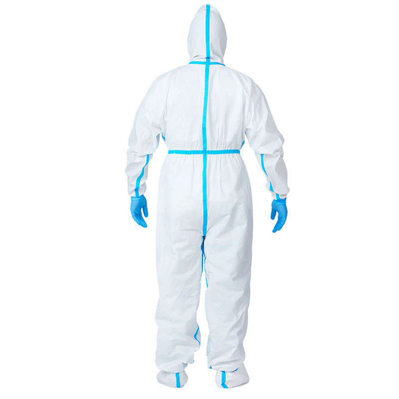 EN14126 contra la bata protectora médica de la ropa disponible de la protección de la sangre