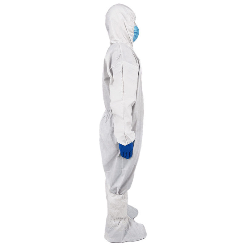 Bata disponible combinada impermeable de S-4XL PP/traje médico disponible