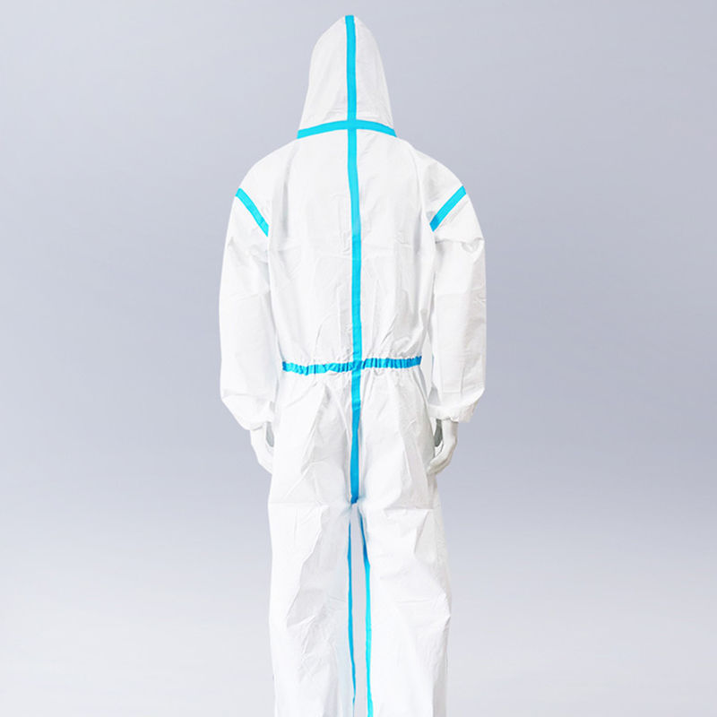 Contra la humedad médica disponible del traje de la seguridad de la bata de los virus permeable
