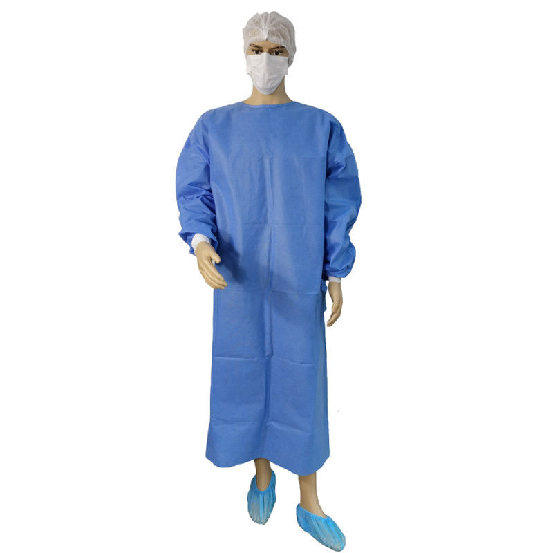 Vestido quirúrgico no tejido disponible 35gsm de la aprobación del CE FDA antiestático