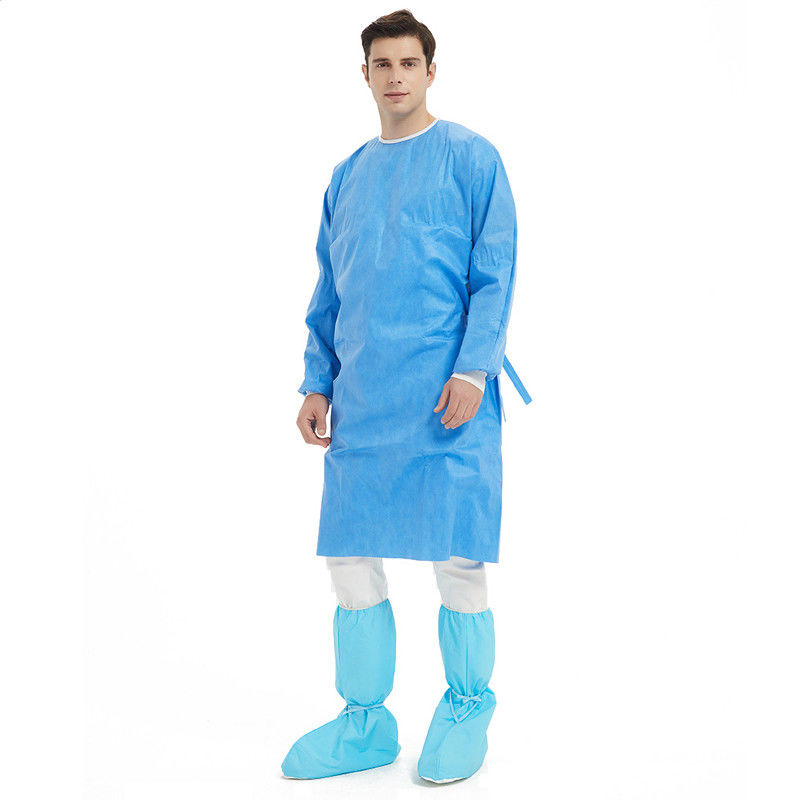 Vestido quirúrgico estéril de Smms de la protección de la seguridad ISO13485 para médico