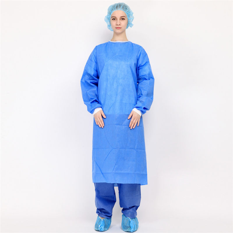 El azul contra los vestidos clínicos disponibles ISO13485 de las bacterias certificó