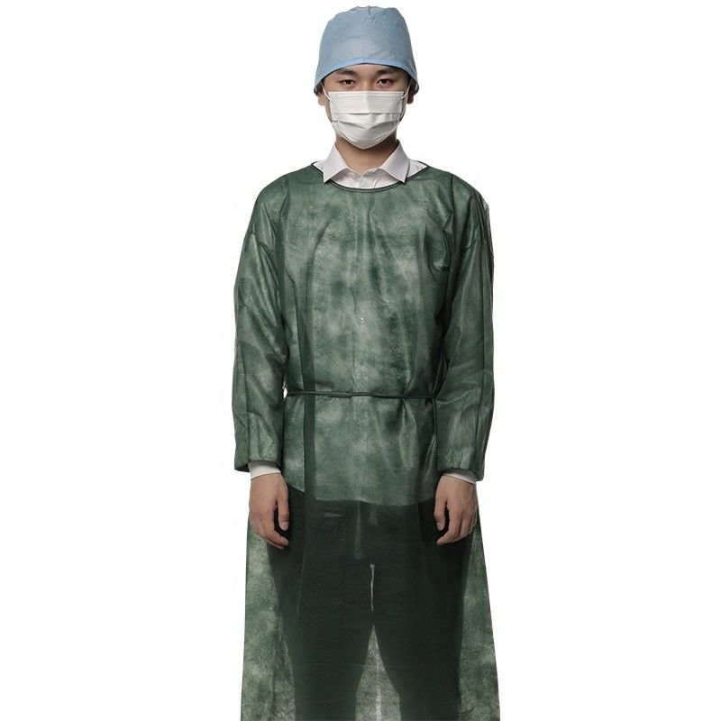 Los PP PE SMS reforzaron el vestido quirúrgico no tejido médico del vestido disponible del aislamiento