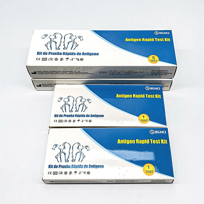 Prueba rápida Kit Disposable Colloidal Gold Method de los Sars Cov 2 del antígeno de la esponja