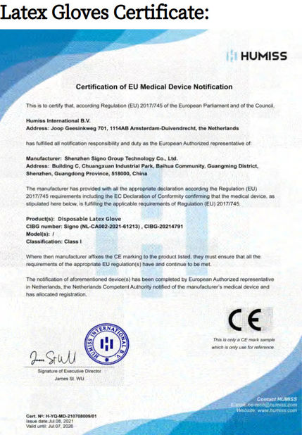 Porcelana Shenzhen Signo Group Technology Co., Ltd. certificaciones